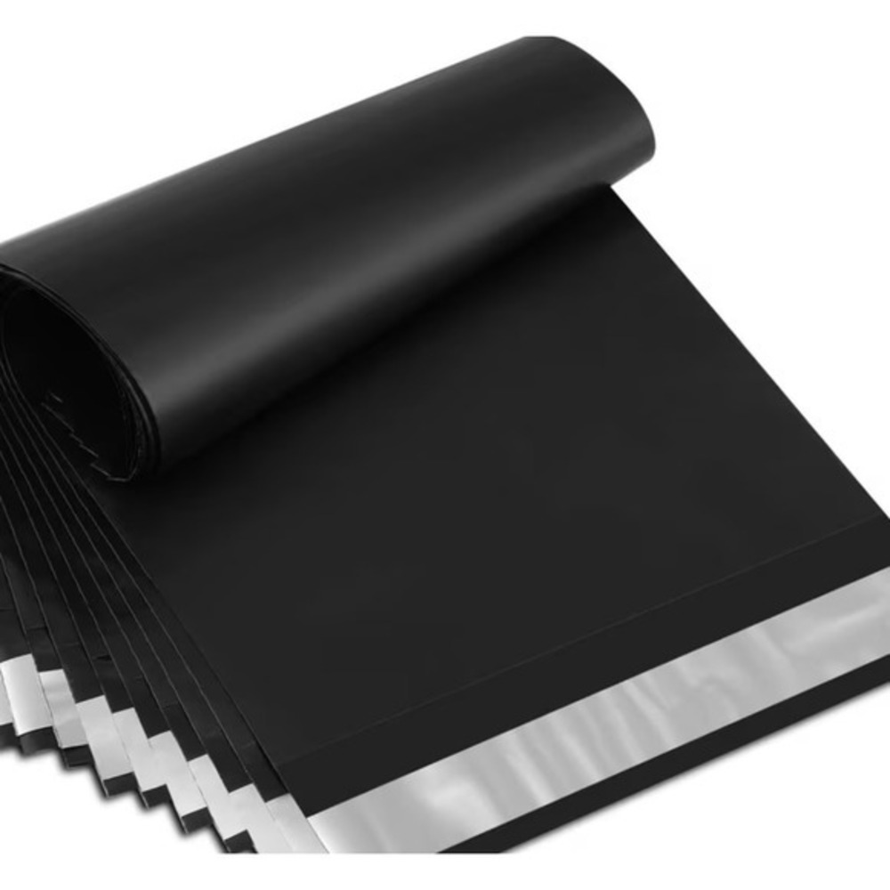 100 count - Black 9x12 Poly Mailer Bags